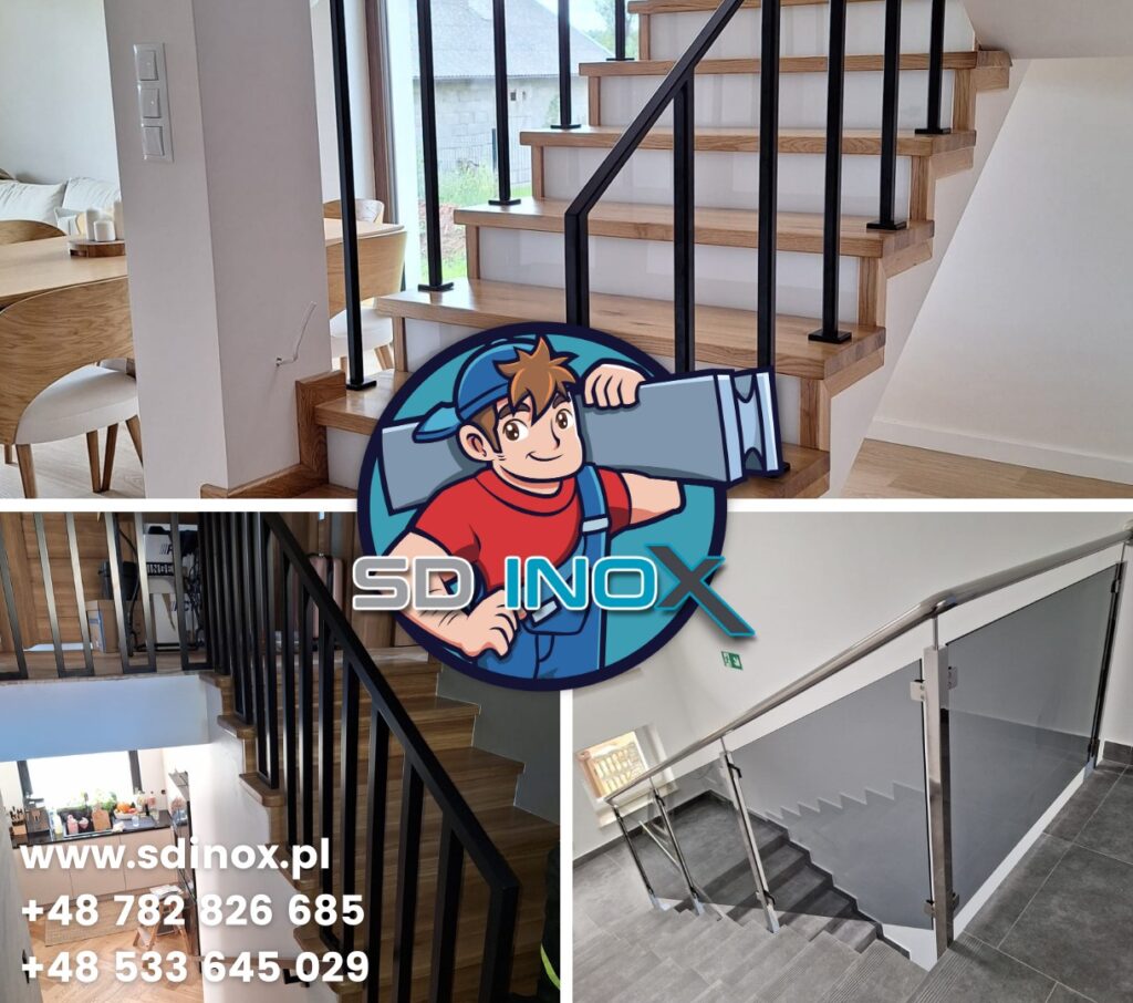 balustrady schodowe sdinox
