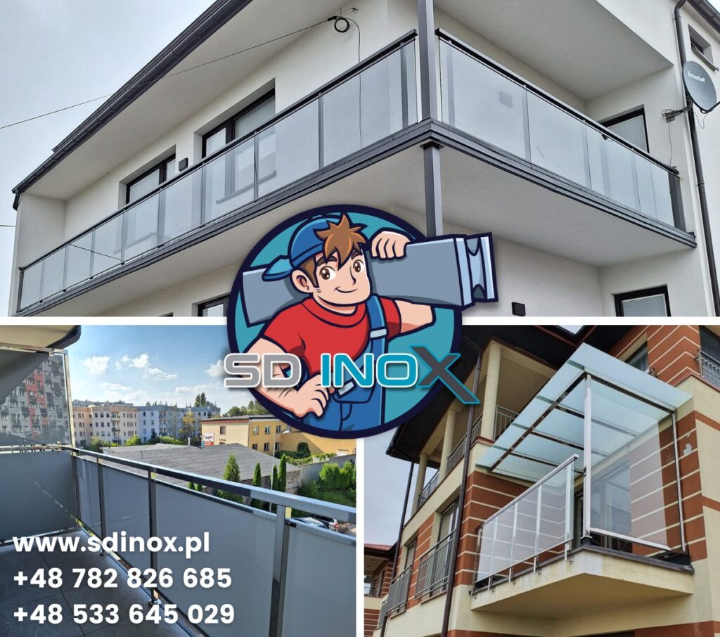 nowoczesne balustrady balkonowe